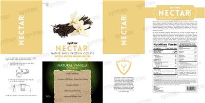 Nectar Naturals Natural Vanilla label