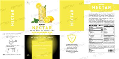 Nectar Roadside Lemonade label