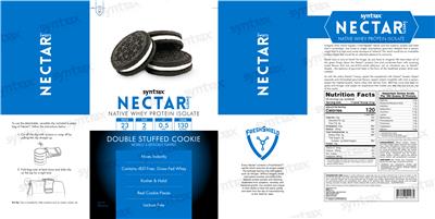 Nectar Sweets Double Stuffed Cookie label