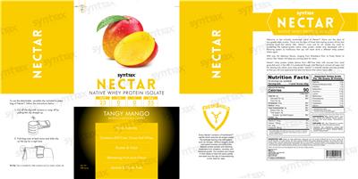 Nectar Tangy Mango label