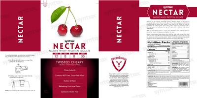 Nectar Twisted Cherry label