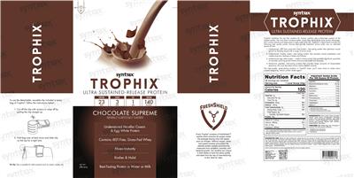 Trophix Chocolate Supreme label