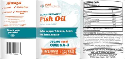 Fish Oil 1000 mg label