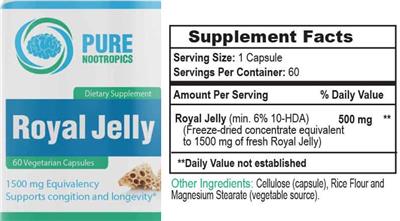 Royal Jelly label
