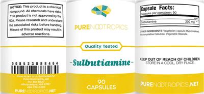 Sulbutiamine label