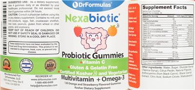 Nexabiotic Multivitamin + Omega-3 label