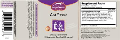 Ant Power label