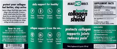 BeActive Collagen Shield label