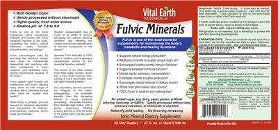 Fulvic Minerals label
