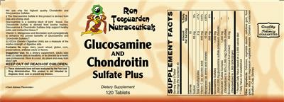 Glucosamine and Chondroitin Sulfate Plus label