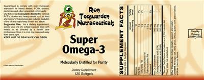 Super Omega-3 label