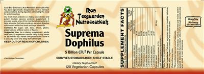 Suprema Dophilus label