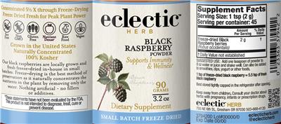 Black Raspberry label