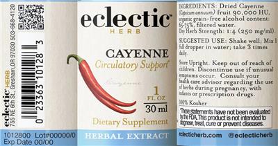 Cayenne label