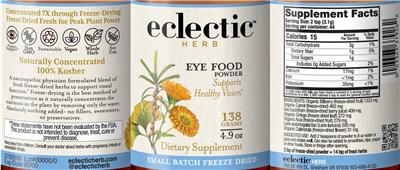 Eye Food label