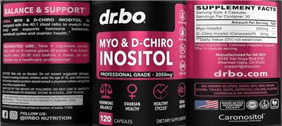 Myo & D-Chiro Inositol label