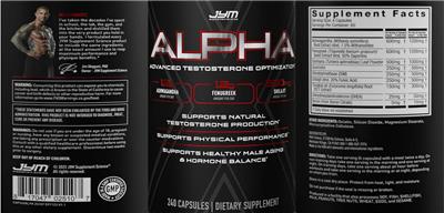 Alpha label