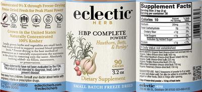 HBP Complete label