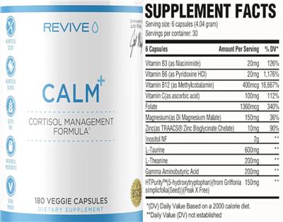 Calm+ label