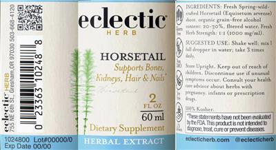 Horsetail label