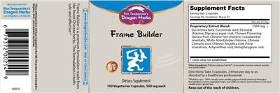 Frame Builder label