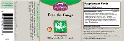 Free the Lungs label