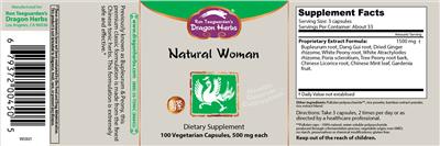 Natural Woman label