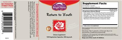Return to Youth label