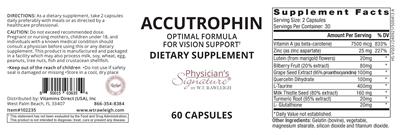 Accutrophin label