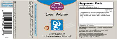 Small Volcano label