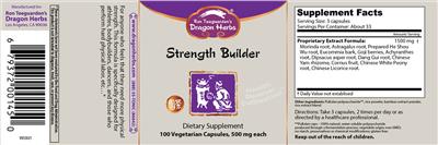 Strength Builder label