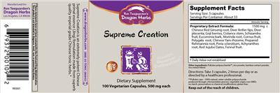 Supreme Creation label