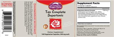 Ten Complete Supertonic label