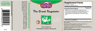 The Great Regulator label