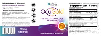 OcuGold label