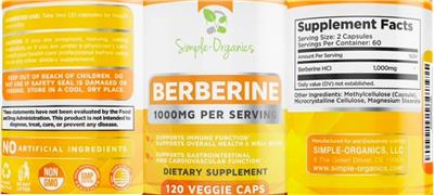 Berberine 1000 mg label
