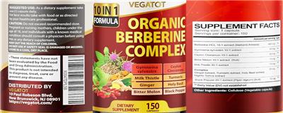 Organic Berberine Complex label