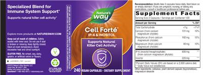 Cell Forte IP-6 & Inositol label