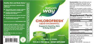 Chlorofresh Unflavored label