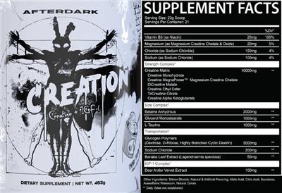 Creation Cherry Italian Ice label