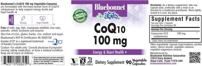 CoQ10 100 mg label