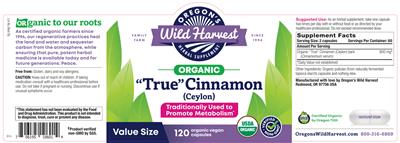 "True" Cinnamon (Ceylon) label