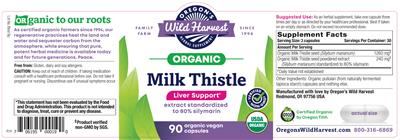 Milk Thistle label