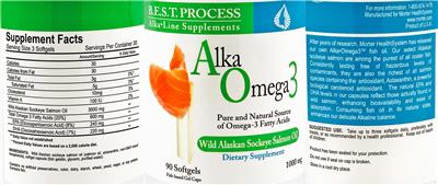 Alka Omega3 1000 mg label