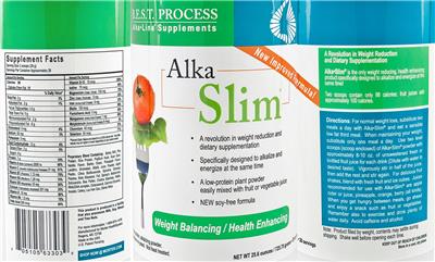 Alka Slim label