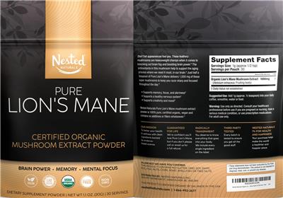 Pure Lion's Mane label