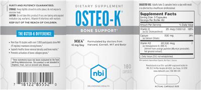 Osteo-K label