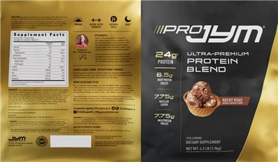 Pro JYM Rocky Road label