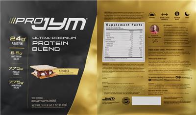 Pro JYM S'mores label