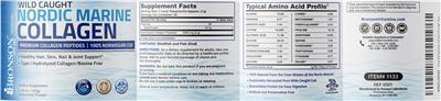 Wild Caught Nordic Marine Collagen Unflavored label